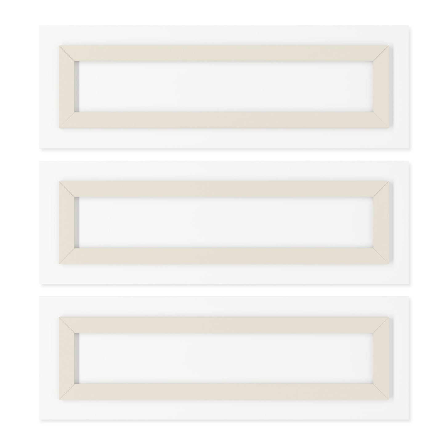 Acrylic Triptych Wall Art – Batik Floral Blue Red, Home & Office Decor (36x12) - Old Indonesian Floral Batik Motifs