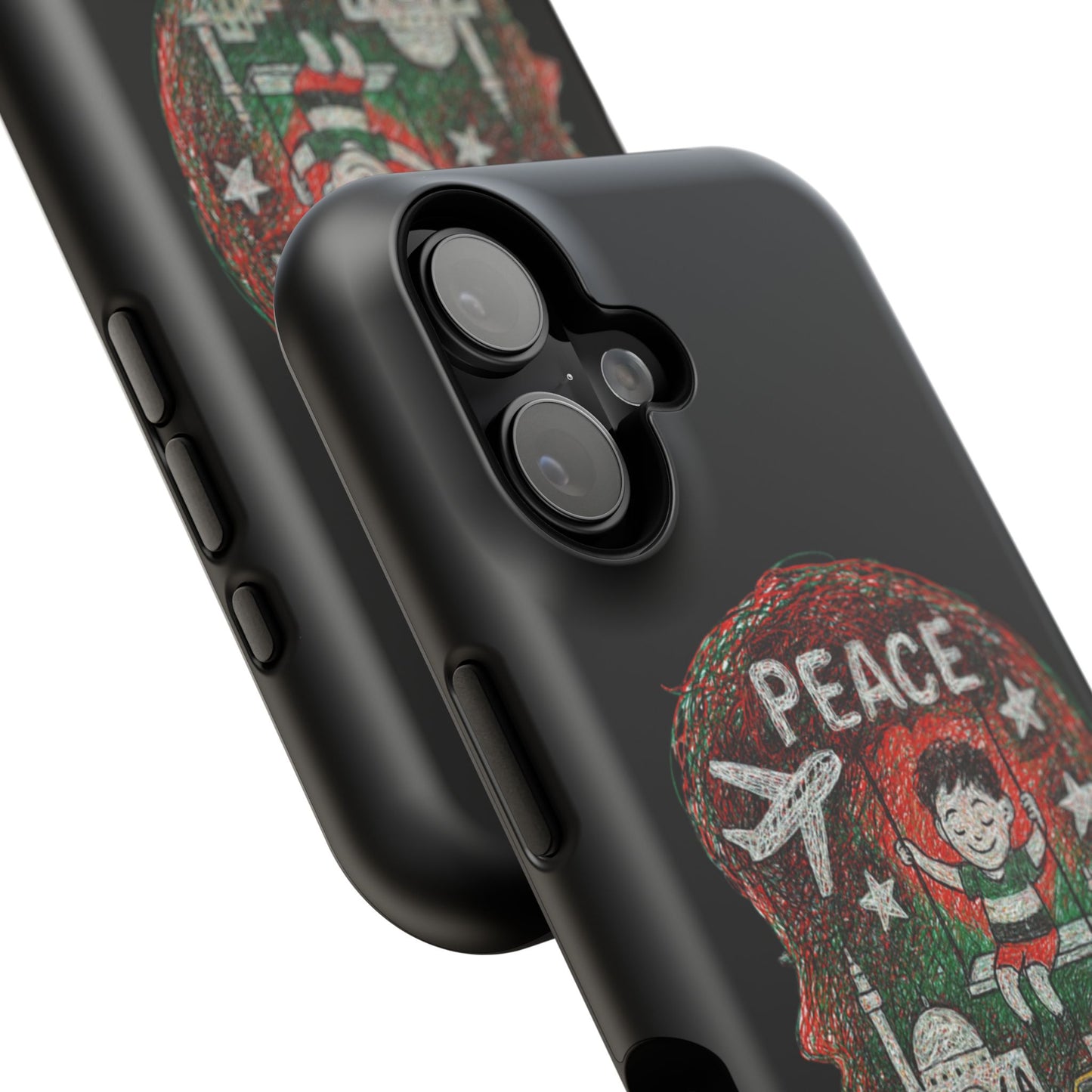 Peace Phone Case for iPhone 17 & 17 Air – Impact Resistant Artistic Protection, Eco-Friendly Unique Gift