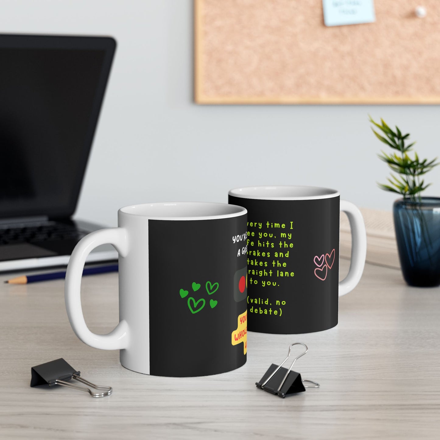 You're the Whole Traffic Light Mug | Funny Coffee Cup, Unique Gift for Him, Quirky Relationship Humor, 11oz, 15oz