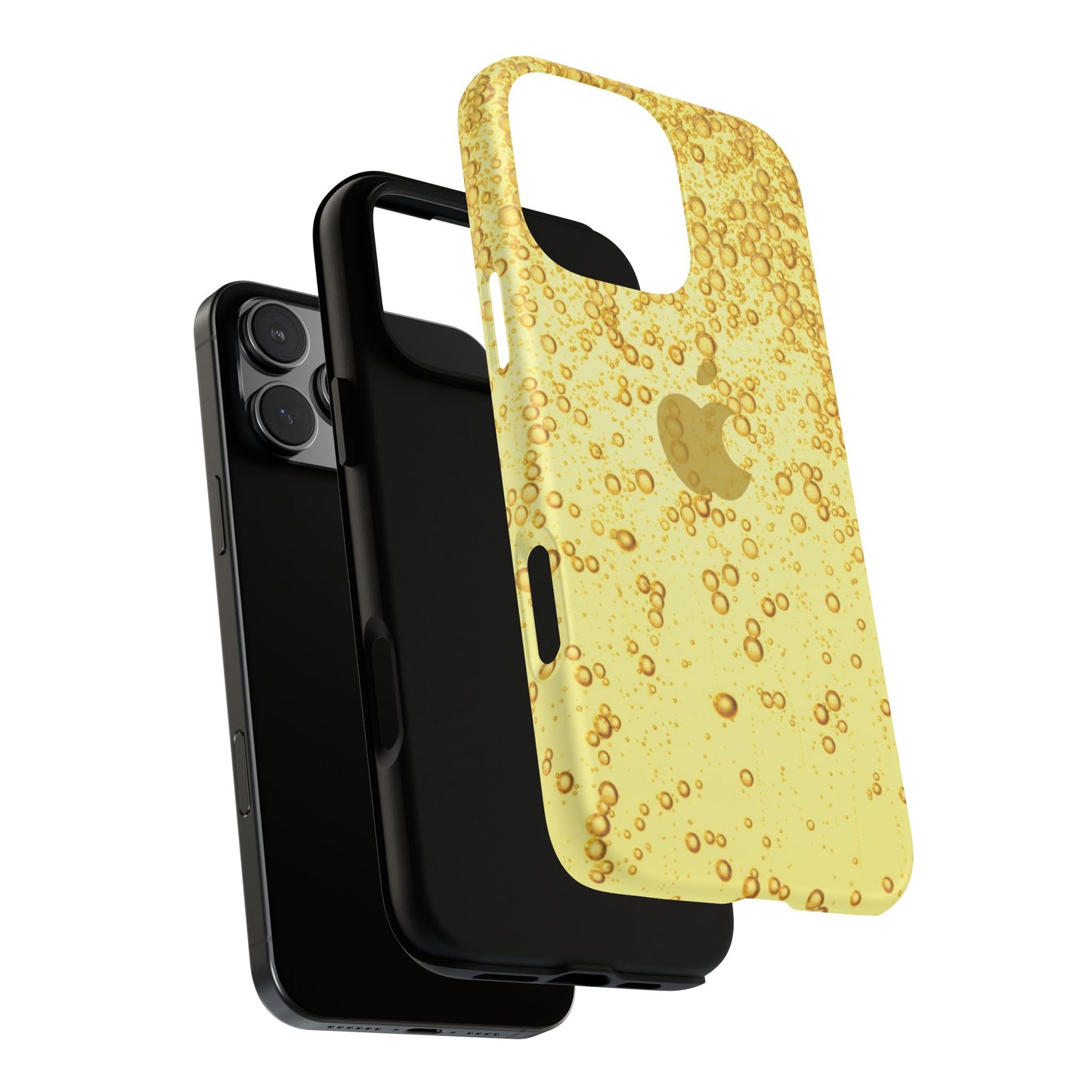 Golden Bubble Phone Case | Tough Cases, Stylish Phone Protection, Unique Tech Accessory, Fun Gift, Trendy Design for All Occasions