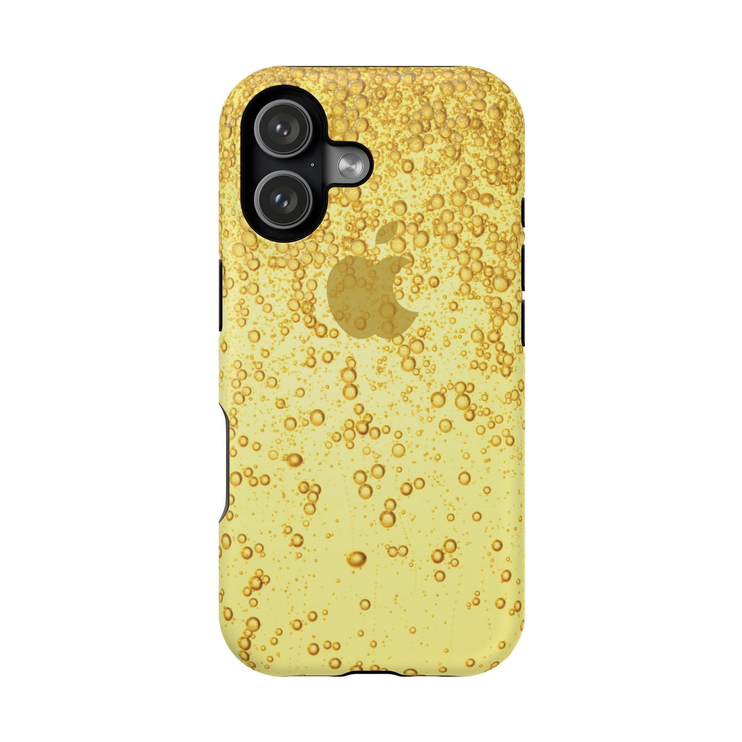 Gold Bubble Phone Case, Impact-Resistant Case, Protective Phone Cover, Stylish iPhone Case, Gift for Tech Lovers